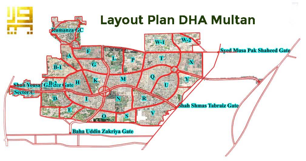 dha multan layout plan