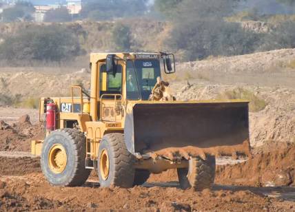 Taj Residesia Development status heavy machinery 