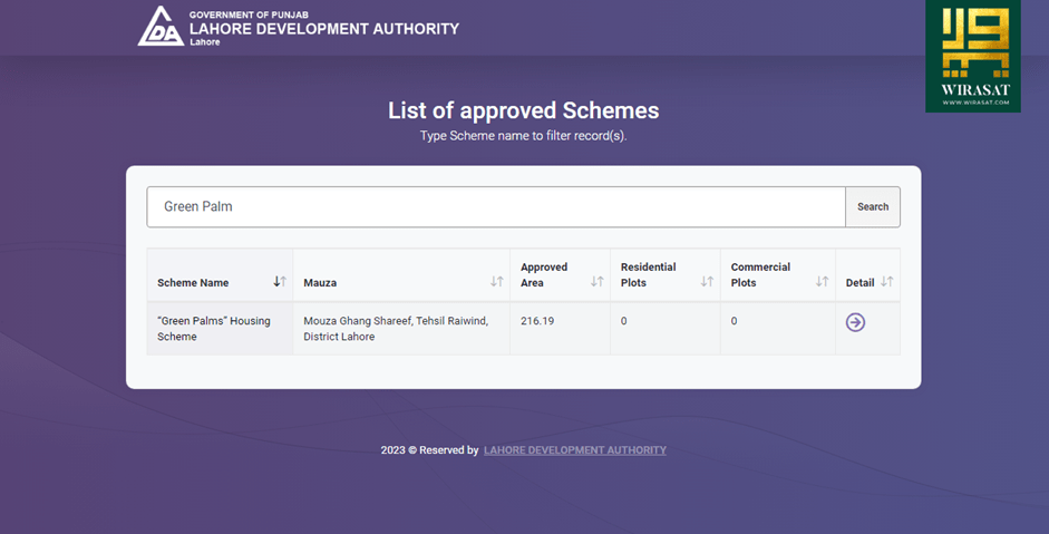 Green Palms Lahore noc approved from LDA