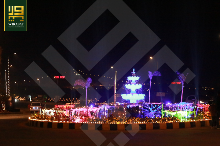 Park View City Islamabad night view