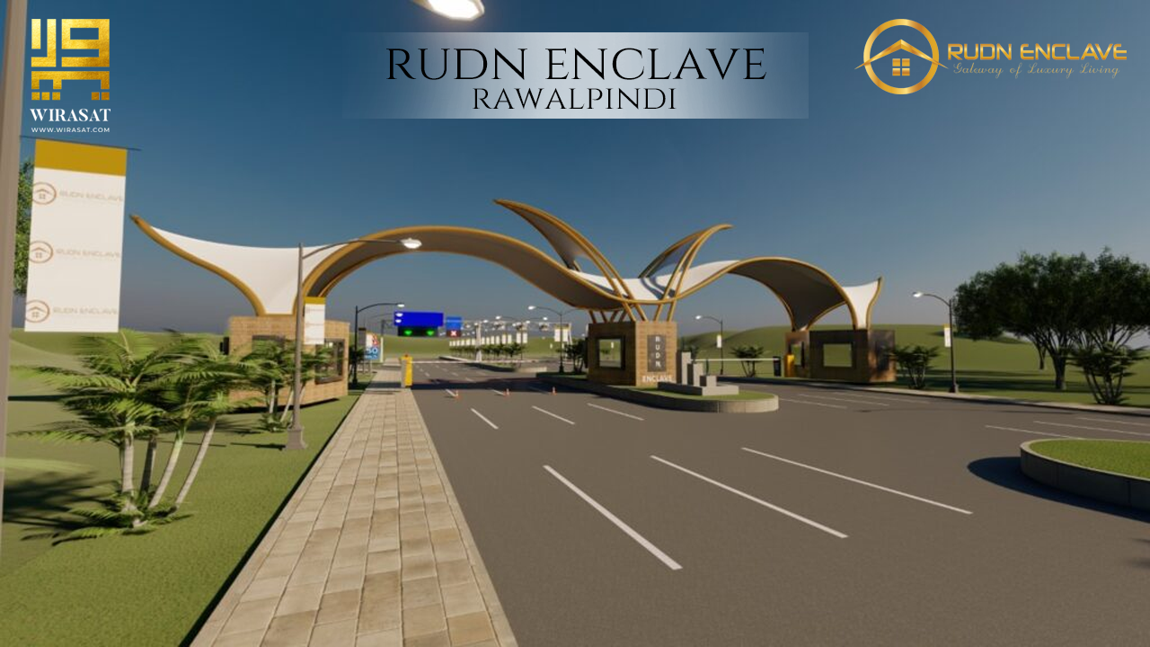 Rudn Enclave Rawalpindi beautiful view of the entrance