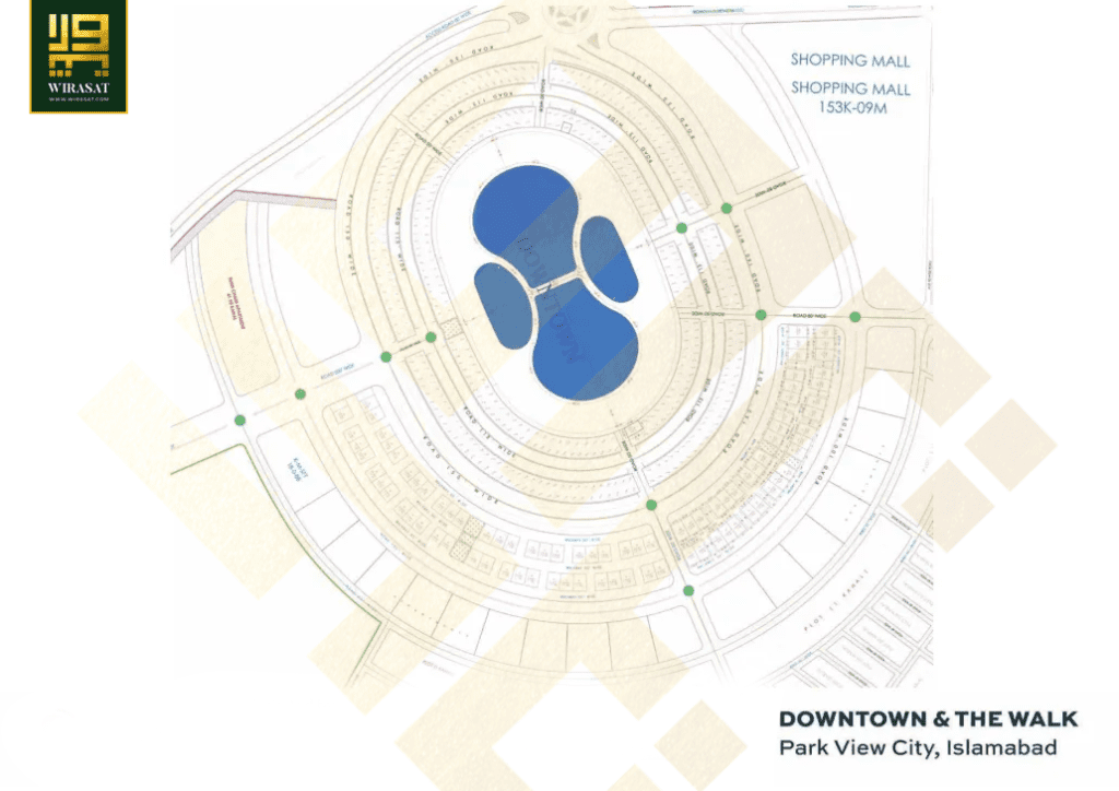 Park View City Islamabad Downtown And The Walk Park View City 