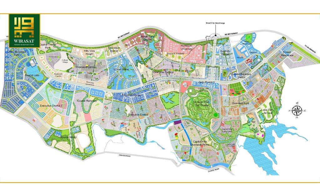 detailed master plan of capital smart city